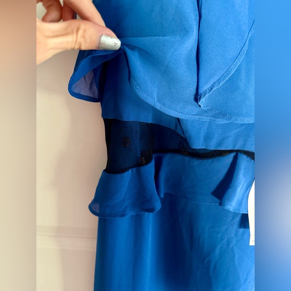 NWT BCBGeneration Lace-Inset Tiered Ruffled Maxi Dress - Size 2 - Picture 9 of 15